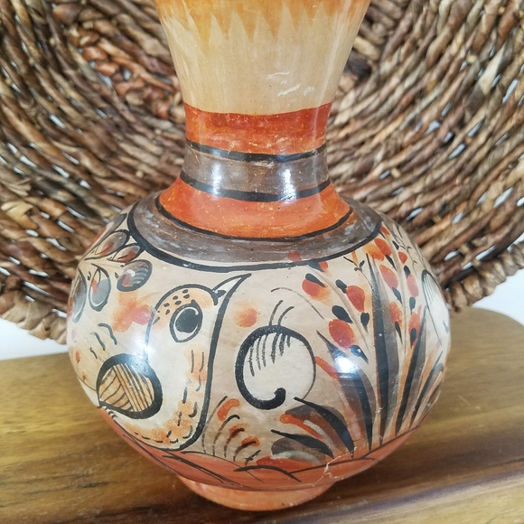 Vintage Other - Vintage South American Flower Vase Hand Painted